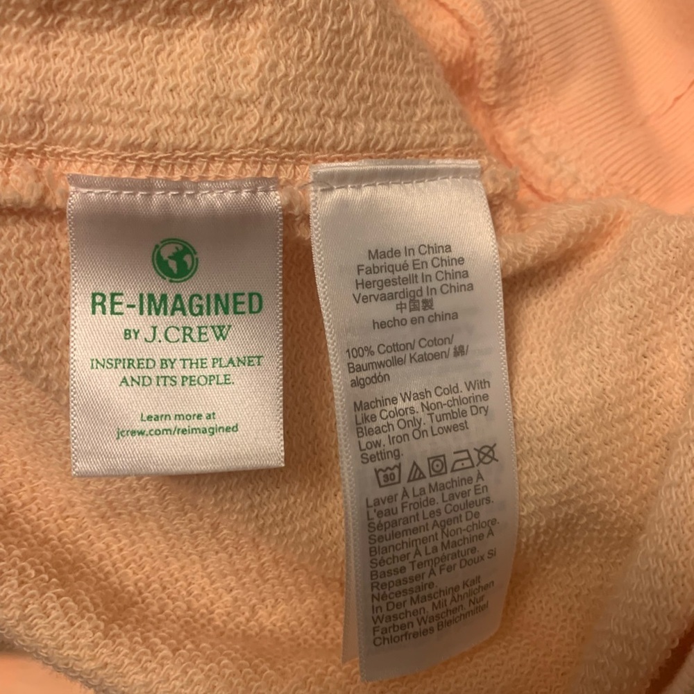 J CREW VINTAGE COTTON HOODIE SWEATSHIRT NWT - SZ S - Picture 7 of 9